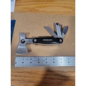 Stanley 10 in 1 AXE & Multi Tool With Hatchet Hammer Knife Camping Tool NICE!!!